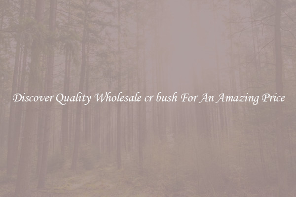 Discover Quality Wholesale cr bush For An Amazing Price