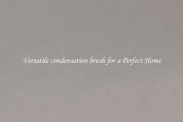 Versatile condensation brush for a Perfect Home