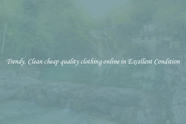 Trendy, Clean cheap quality clothing online in Excellent Condition