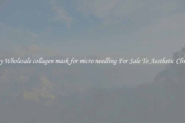 Buy Wholesale collagen mask for micro needling For Sale To Aesthetic Clinics