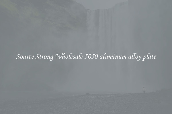 Source Strong Wholesale 5050 aluminum alloy plate