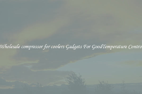 Wholesale compressor for coolers Gadgets For GoodTemperature Control