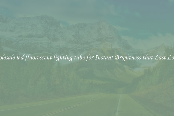 Wholesale led fluorescent lighting tube for Instant Brightness that Last Longer